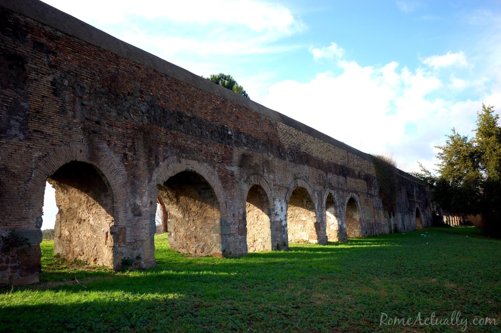 Claudian Aqueduct, also known as Aqua Claudia