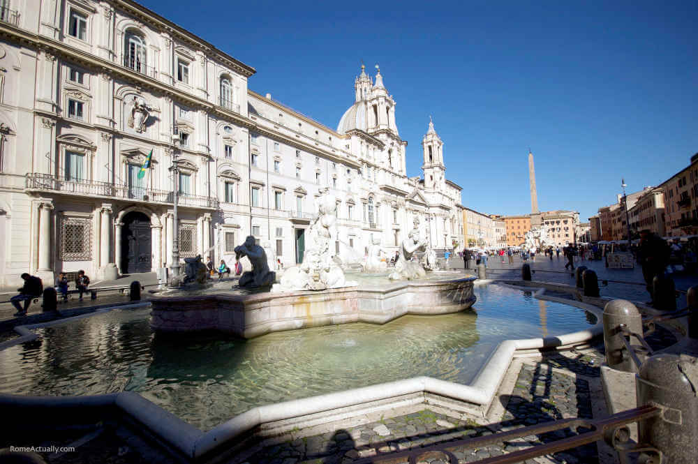 Image: Piazza Navona one of Rome's most beautiful squares