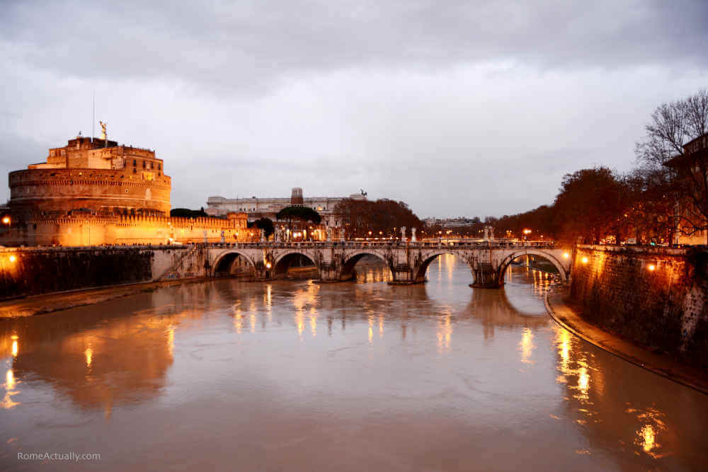 Image: Castel Sant'Angelo one of the famous ancient buildings in Rome