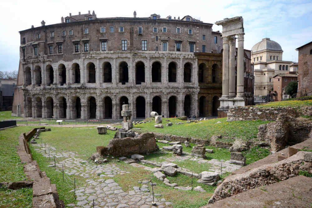 Image: Teatro Marcello one of the most famous ancient buildings of Rome