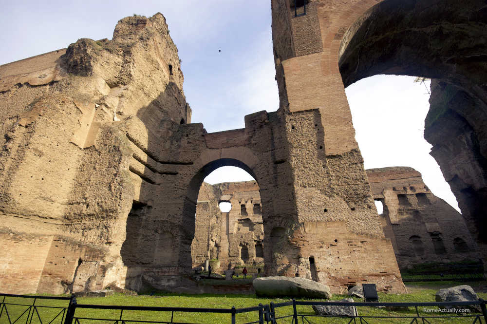 Image: Ruins of the Baths of Caracalla in Rome