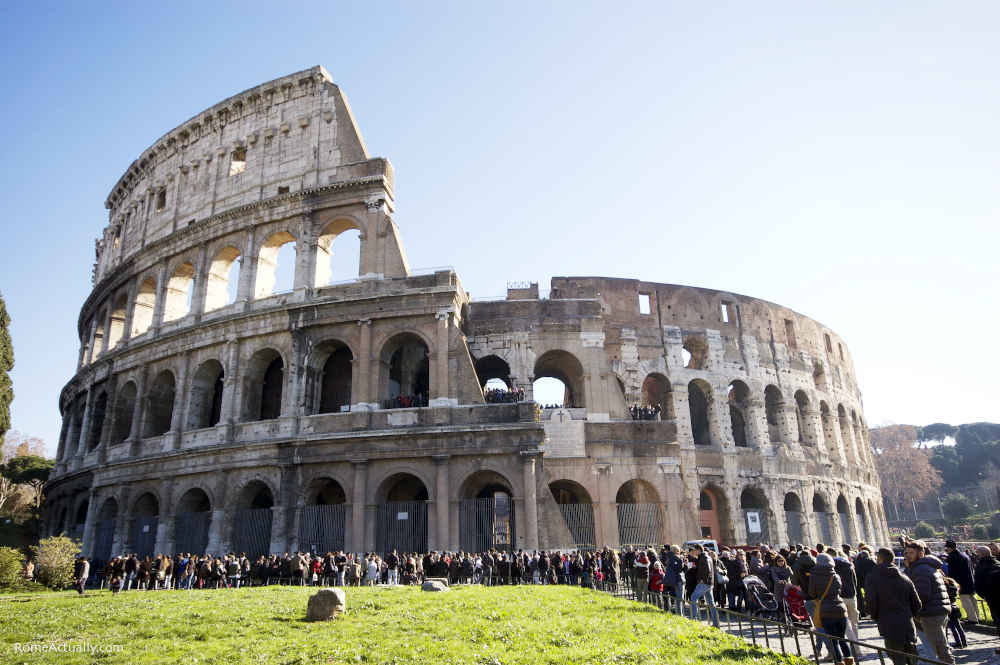 Image: Colosseum in November in Rome. Photo by Rome Actually