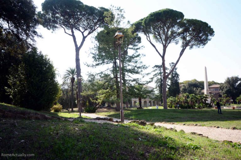 Image: Villa Torlonia park in Rome