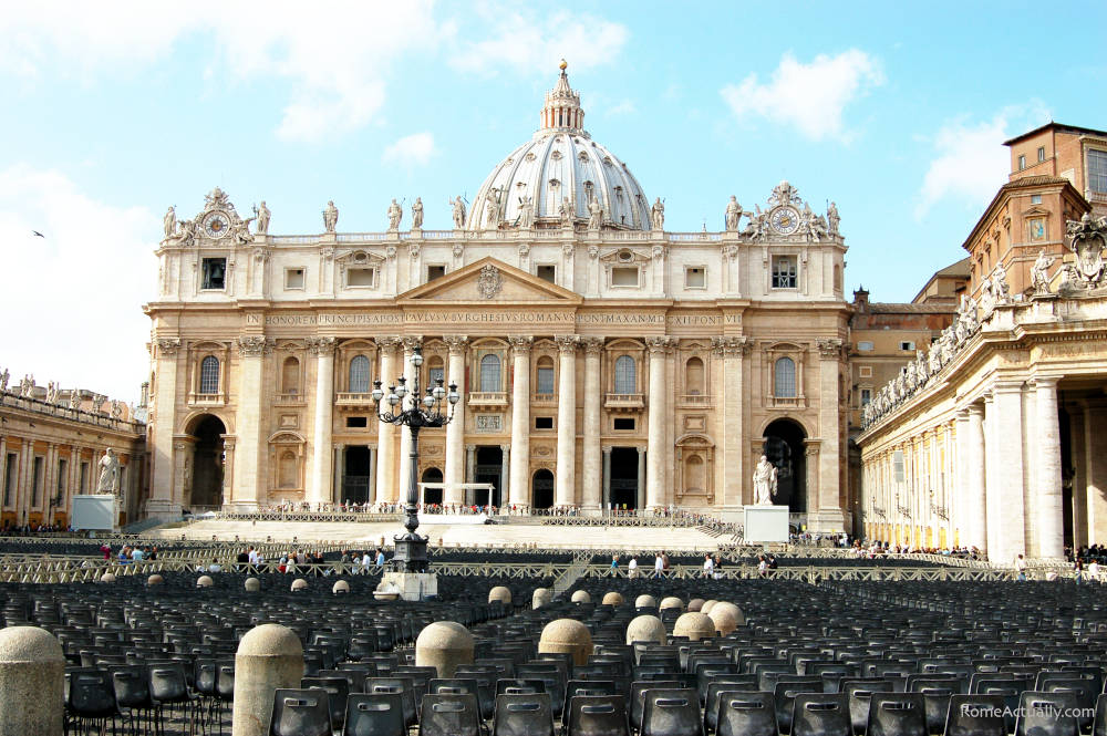 Image: Saint Peter Square for Easter in Rome.