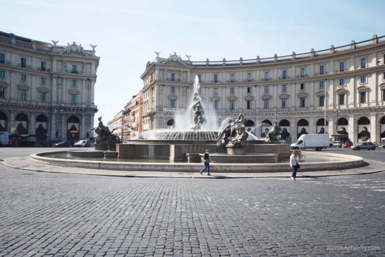 Image: Naiadi fountain in Rome.