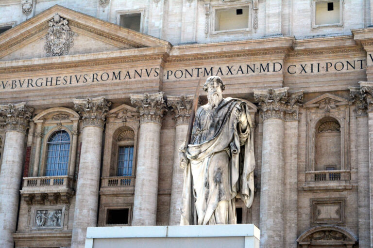 Image: St. Peter's Basilica where the Vatican dress code is required.
