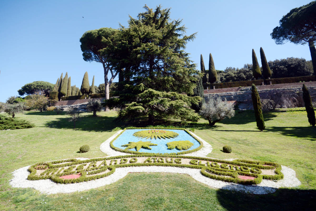 Image: Papal gardens in Castel Gandolfo to visit during a September trip to Rome.