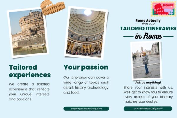 Our Tailored Rome Itineraries + Travel Planning Services