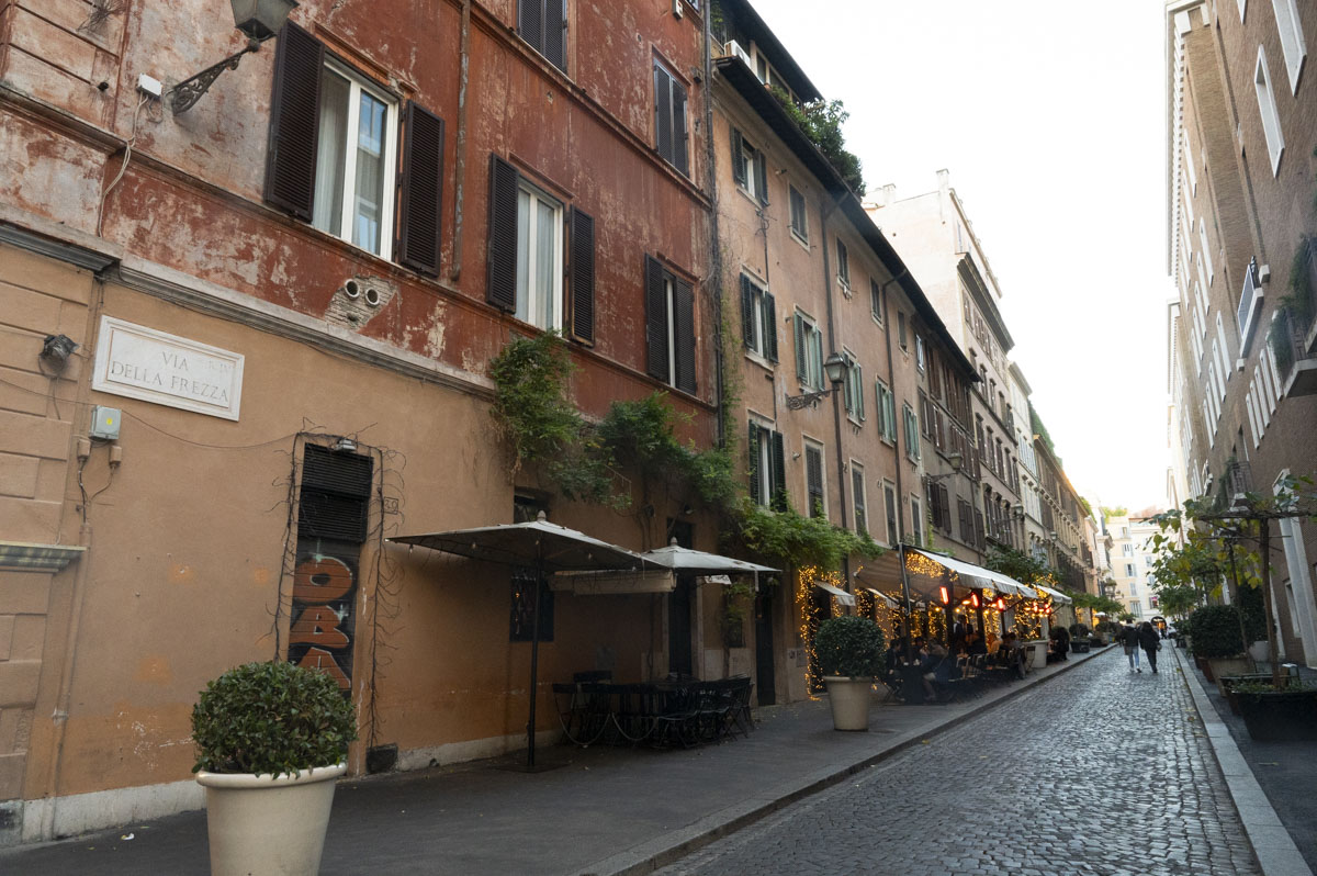 Image: Spring is the best time to travel to Rome for walking in the streets.