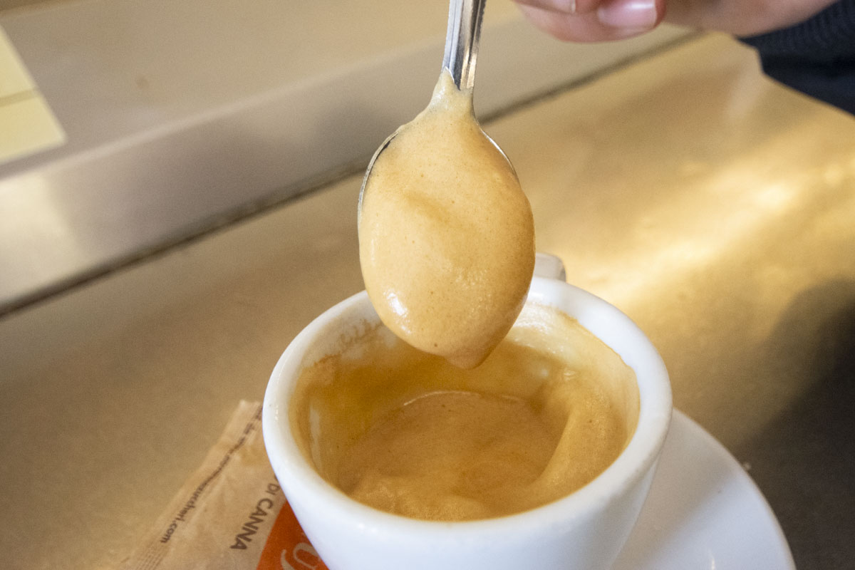 Image: Coffee at Caffè Sant'Eustachio recommended by Angela Corrias travel advisor in Rome.